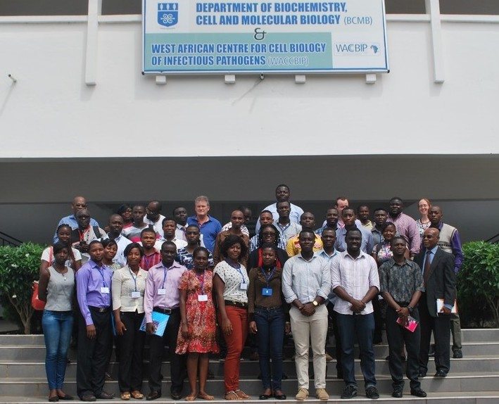 A group photograph of participants and faculty members.