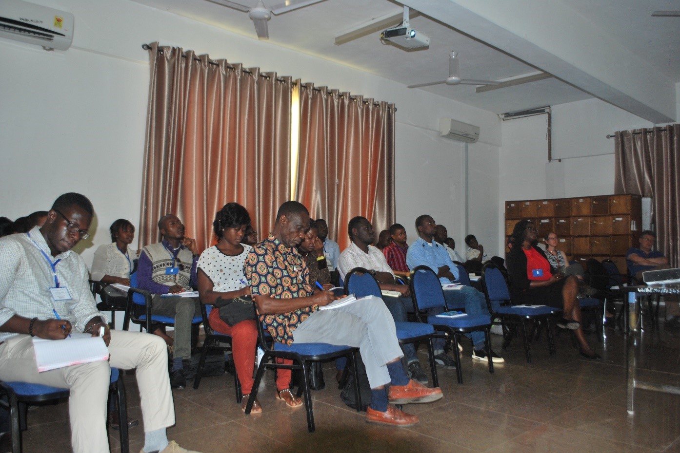 Participants seated at the workshop.